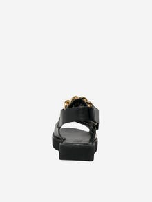 ONLY Round toe Adjustable strap Sandal -Black - 15288053
