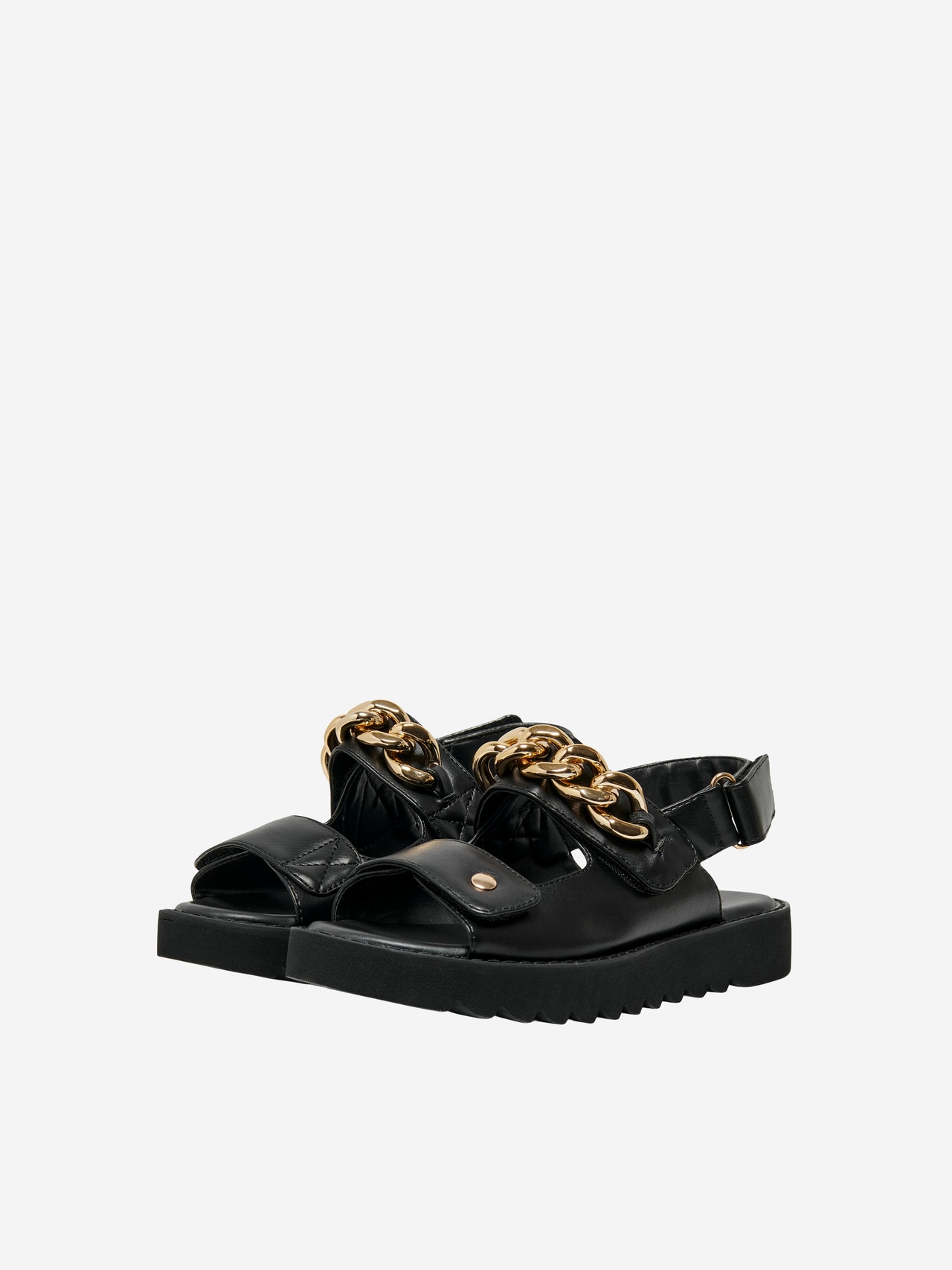 ONLY Faux leather sandals -Black - 15288053