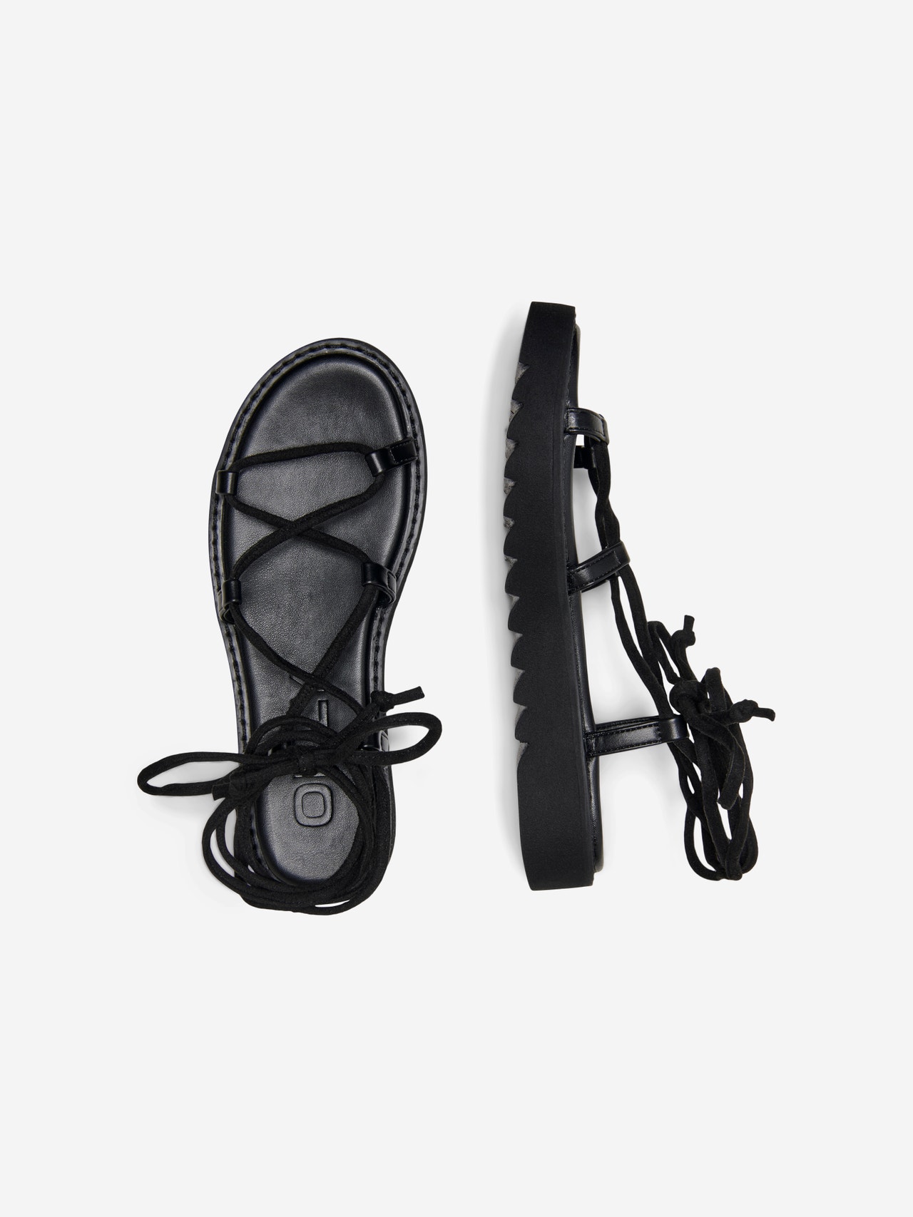ONLY Sandaler med bindebånd -Black - 15288055