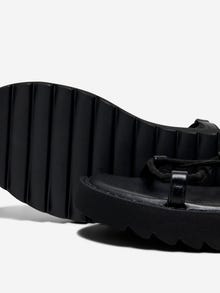 ONLY Sandals with tie string -Black - 15288055