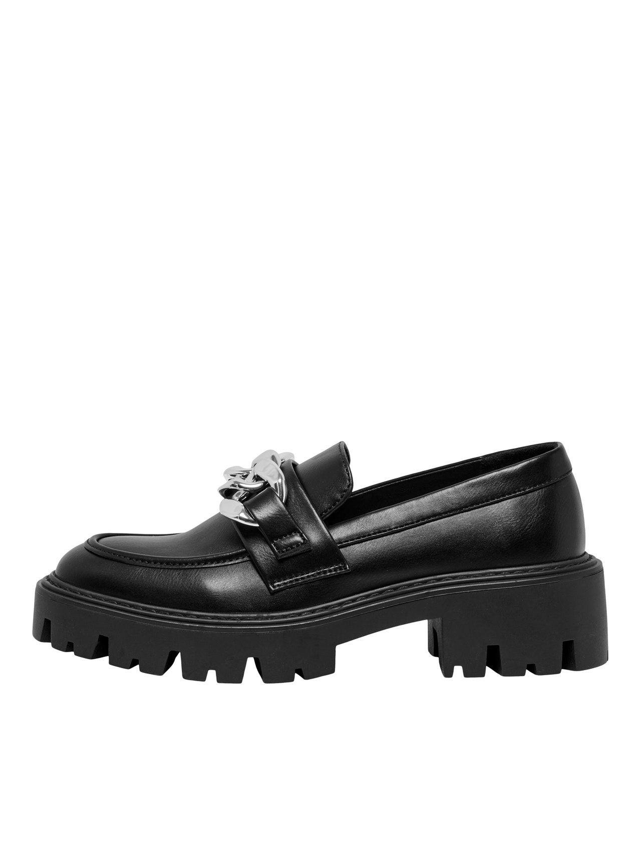 ONLY Faux leather loafers -Black - 15288062