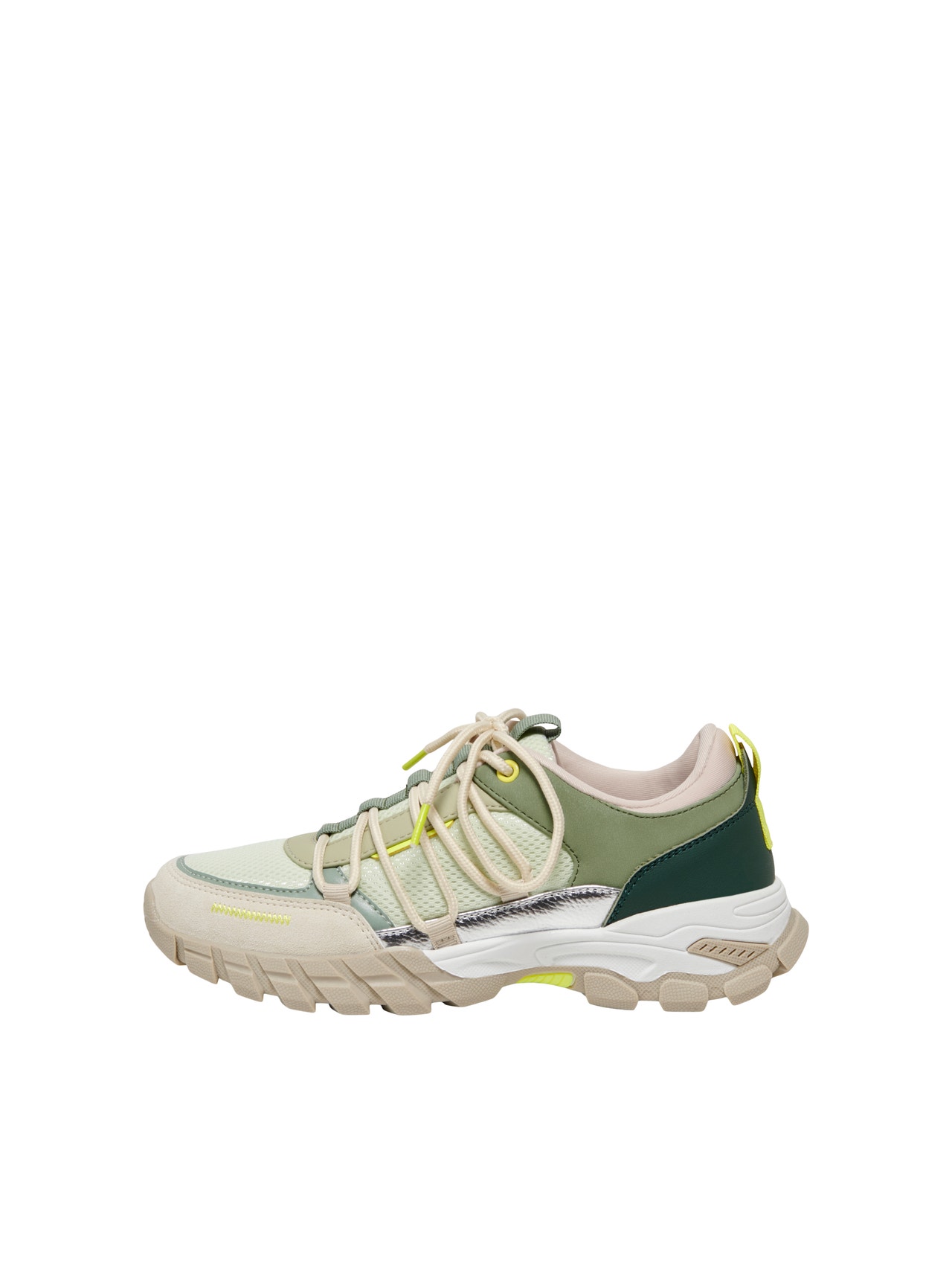 ONLY Rund tå Sneakers -Green Ash - 15288073