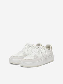 ONLY Sneakers med gulddetalje -White - 15288079