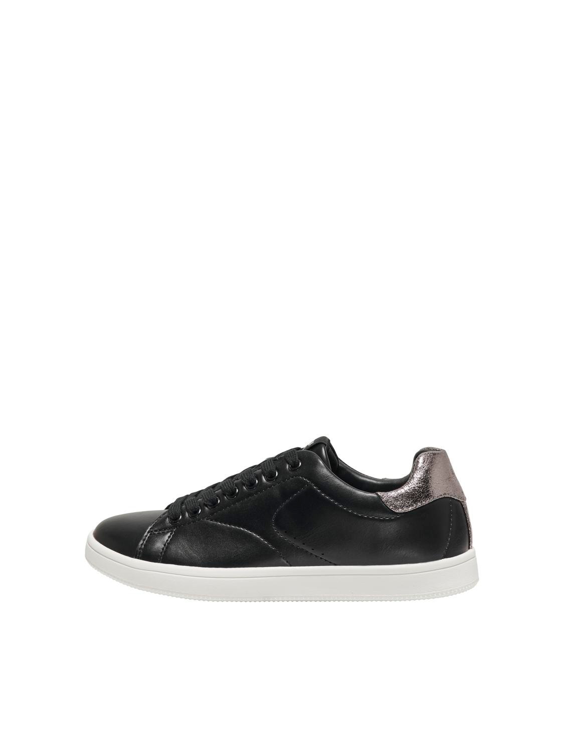 ONLY Sneakers med glimmerdetalje -Black - 15288082
