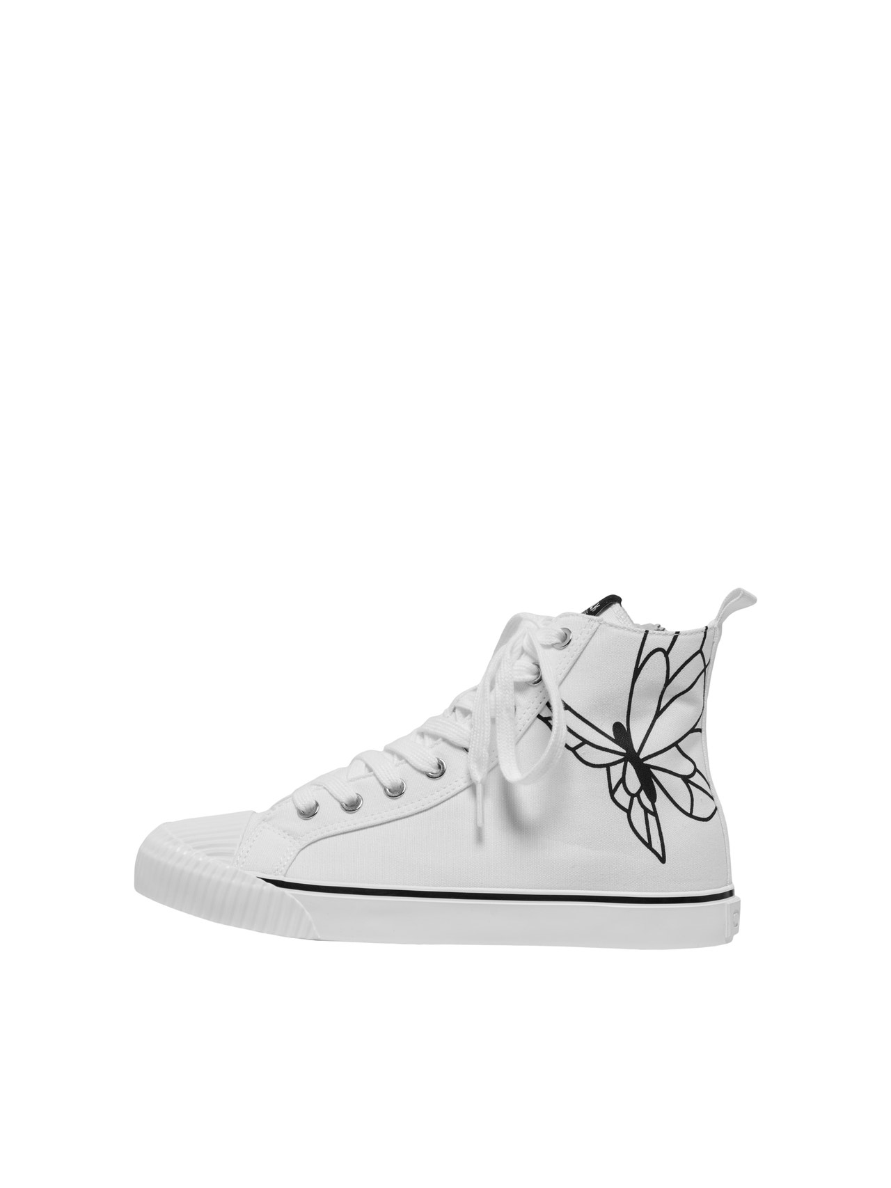 ONLY Mandelformet tå Sneakers -White - 15288088