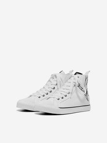 ONLY Almond toe Sneaker -White - 15288088