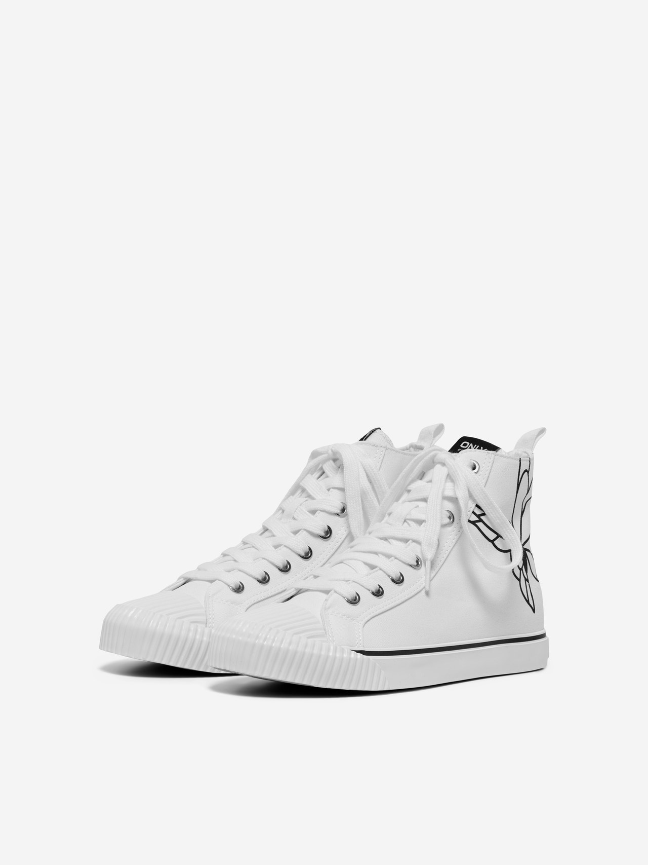 ONLY Amandelvormige neus Sneaker -White - 15288088