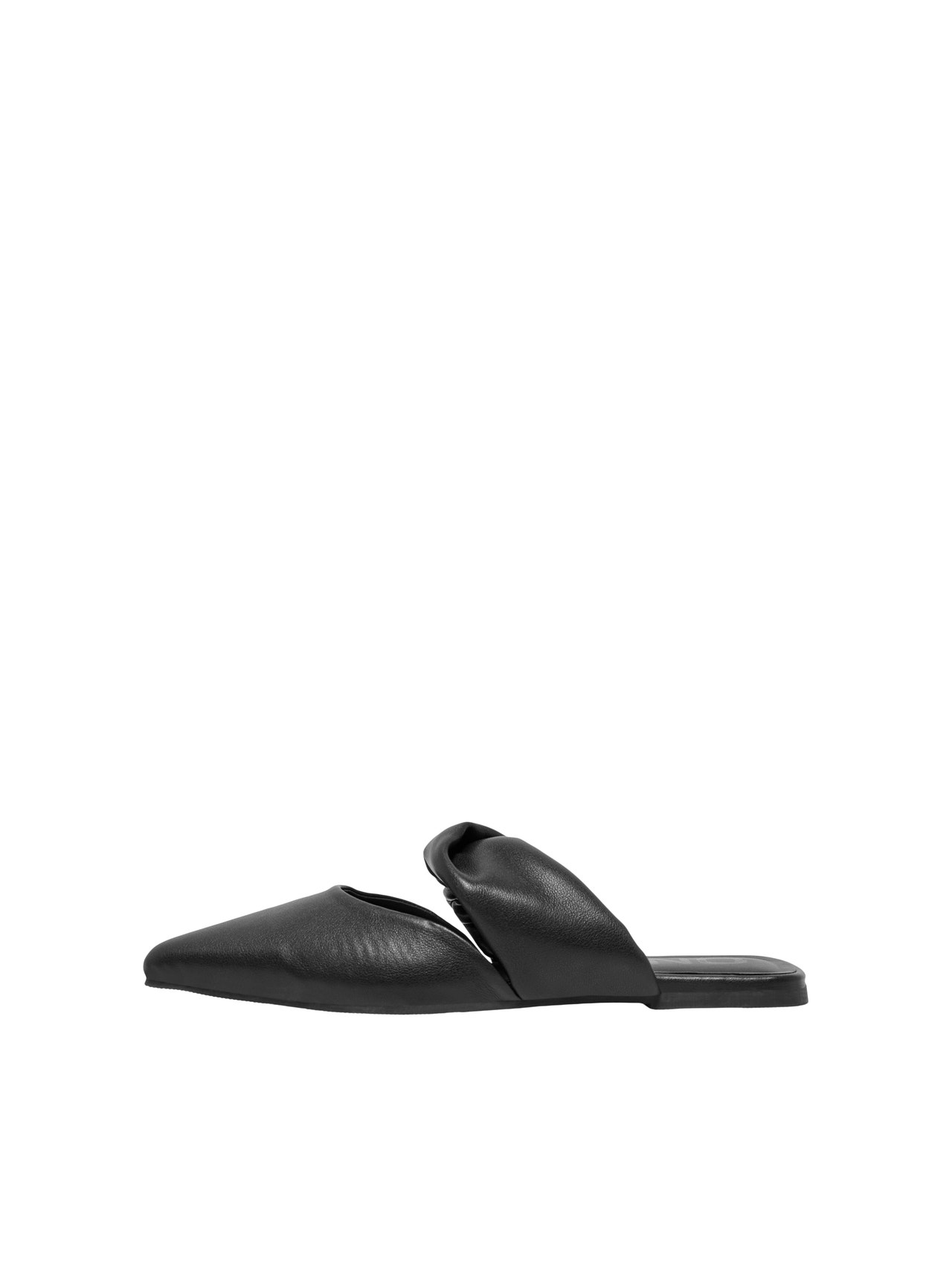 ONLY Imiteret læder loafers -Black - 15288101