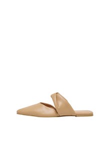ONLY Pointed toe Mules -Brown Sugar - 15288101