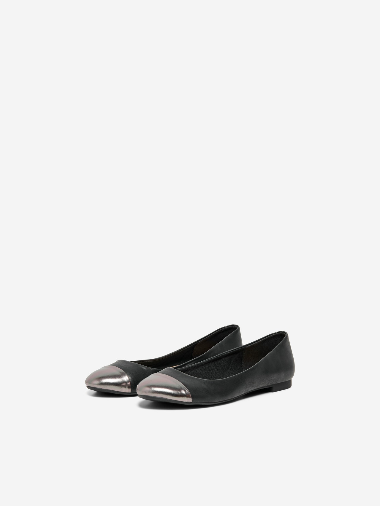 ONLY Faux leather ballerina -Black - 15288103