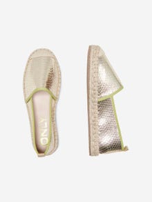 ONLY Round toe Espadrillos -Gold Colour - 15288106