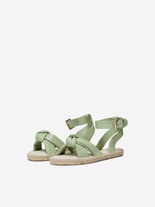 ONLY Faux leather esparillas -Greenery - 15288109