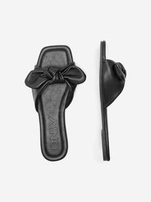 ONLY Imiteret læder sandaler -Black - 15288110