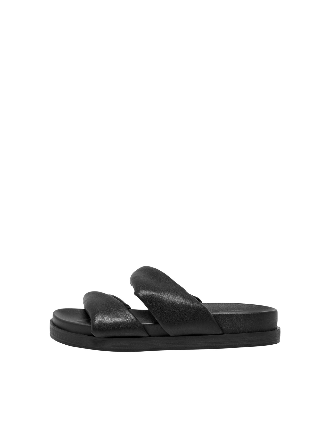 ONLY Faux leather sandals -Black - 15288132