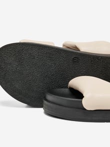 ONLY Imiteret læder sandaler -Beige - 15288132