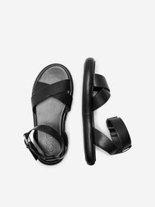 ONLY Open toe Adjustable strap Sandal -Black - 15288148
