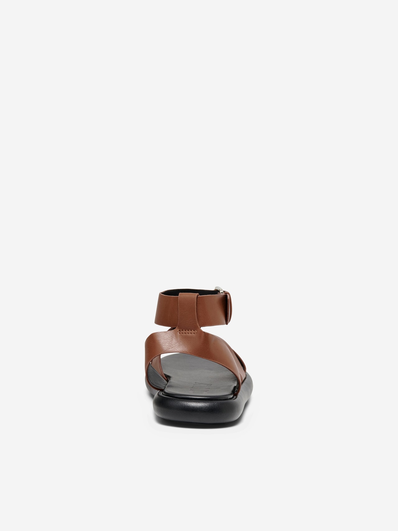ONLY Faux leather sandals -Cognac - 15288148