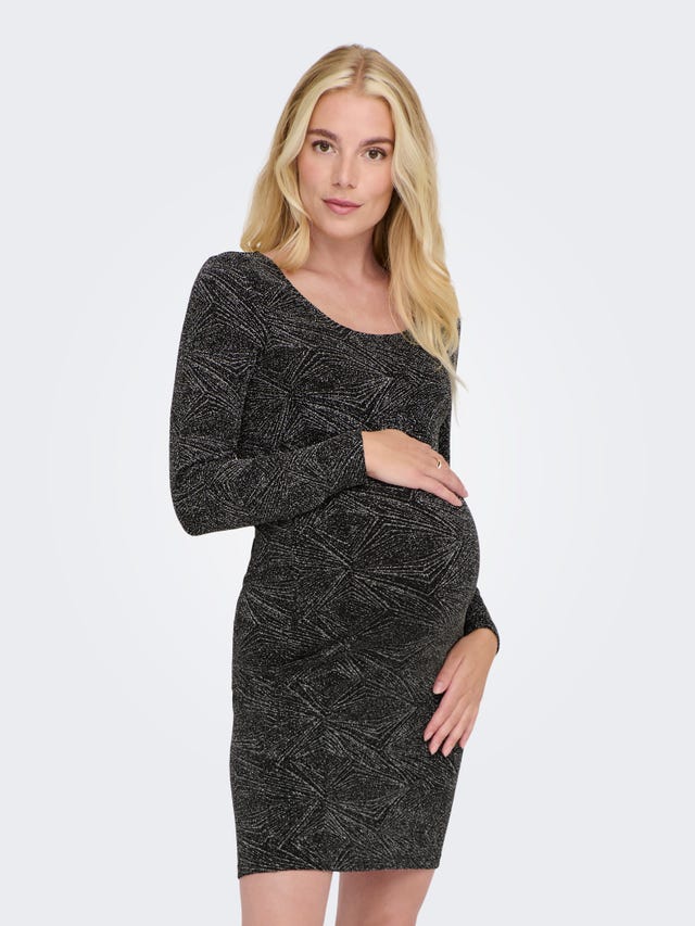 ONLY Regular Fit V-Neck Maternity Short dress - 15288186