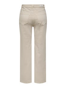 ONLY Laia jalaosaga lõige Kõrge vöökoht Teksad -Ecru - 15288219