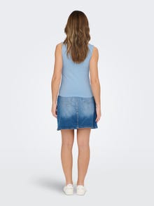 ONLY o-hals tank top -Cashmere Blue - 15288235