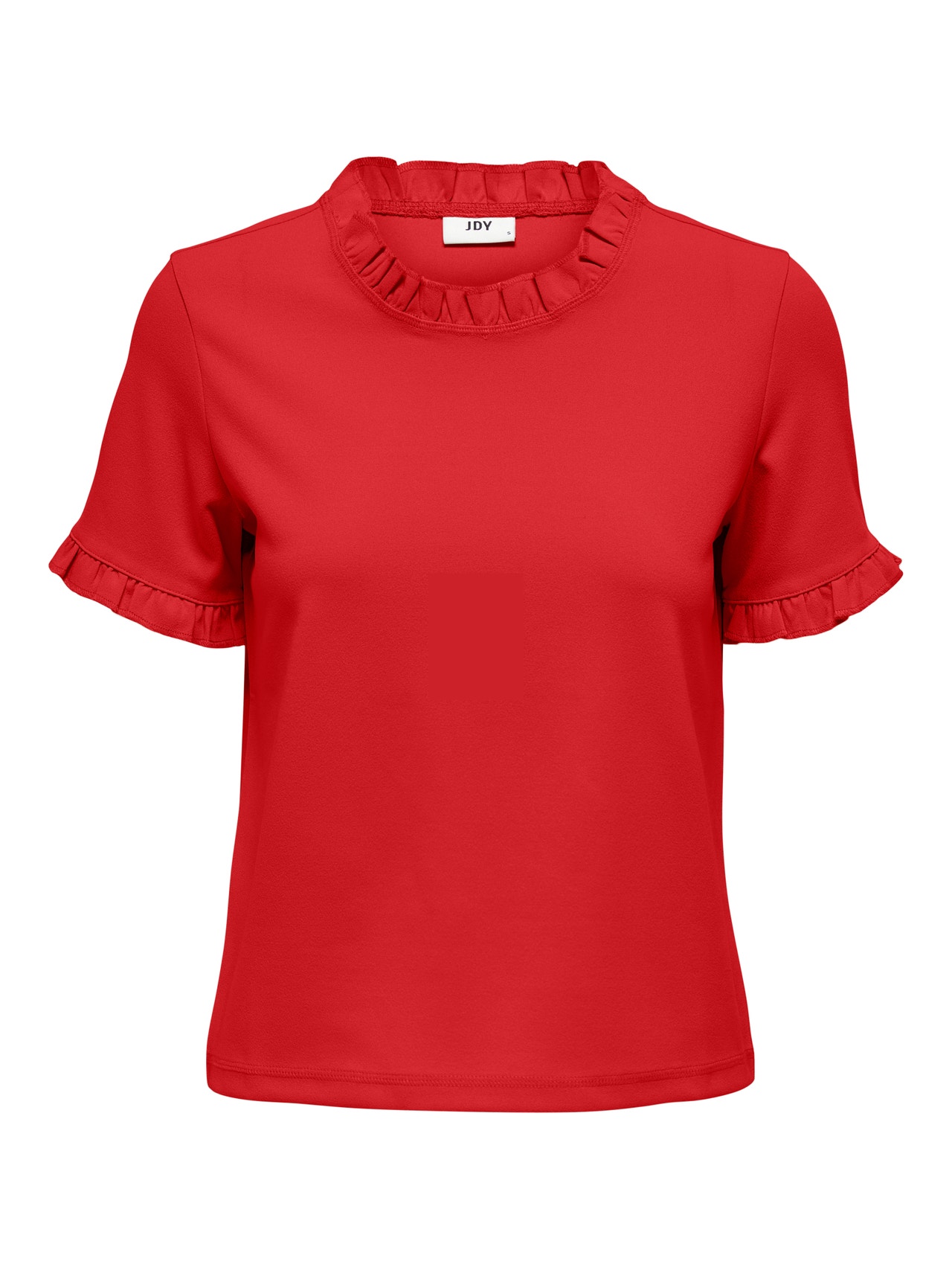 ONLY T-shirts Regular Fit Col rond -Flame Scarlet - 15288242