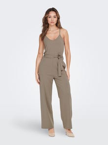 ONLY Jumpsuit With Belt -Driftwood - 15288246