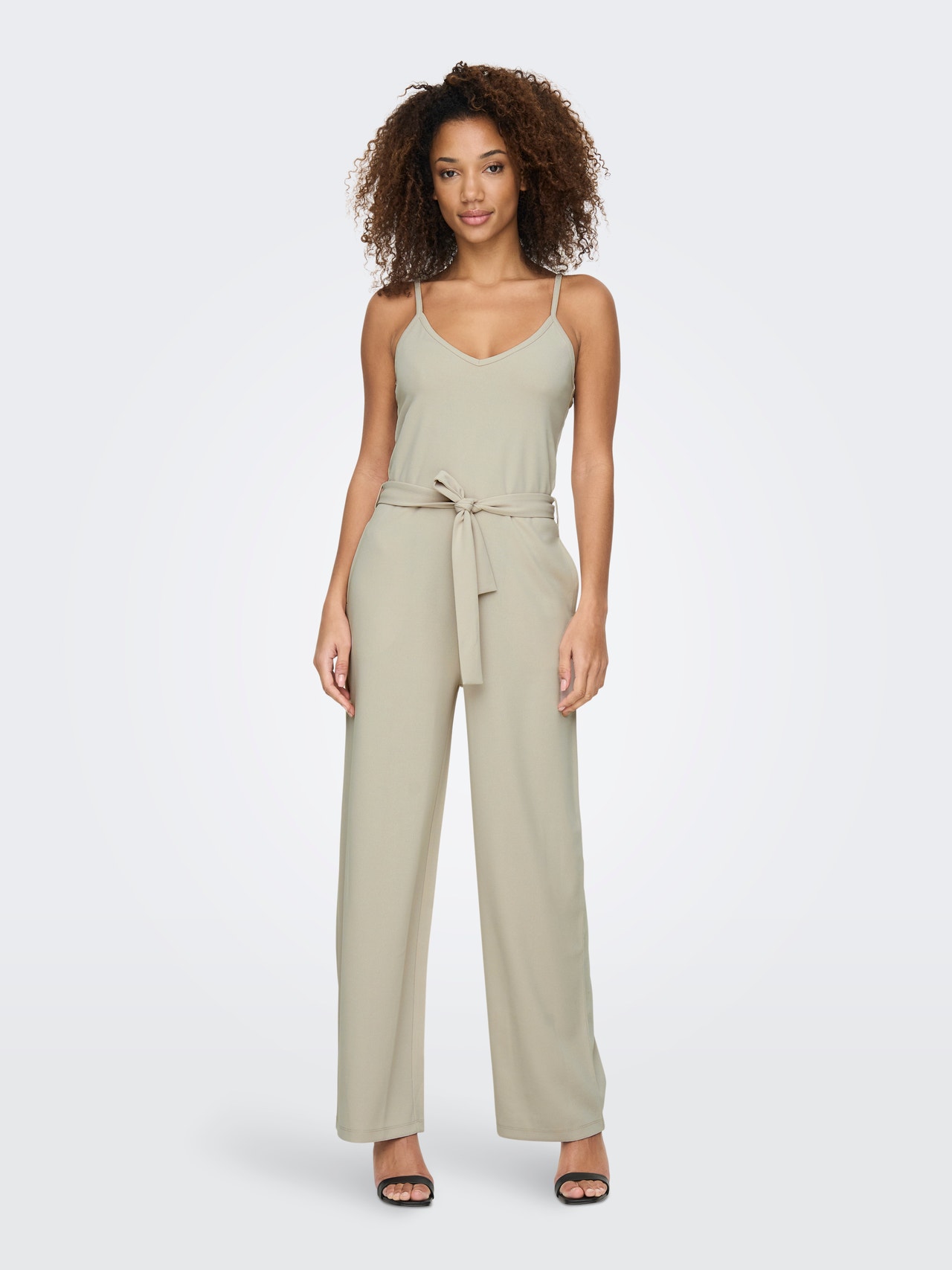 ONLY Jumpsuit med bælte -Chateau Gray - 15288246