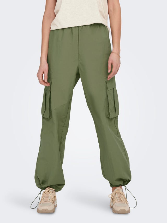 ONLY Cargo Fit Mid waist Cargo Trousers - 15288248