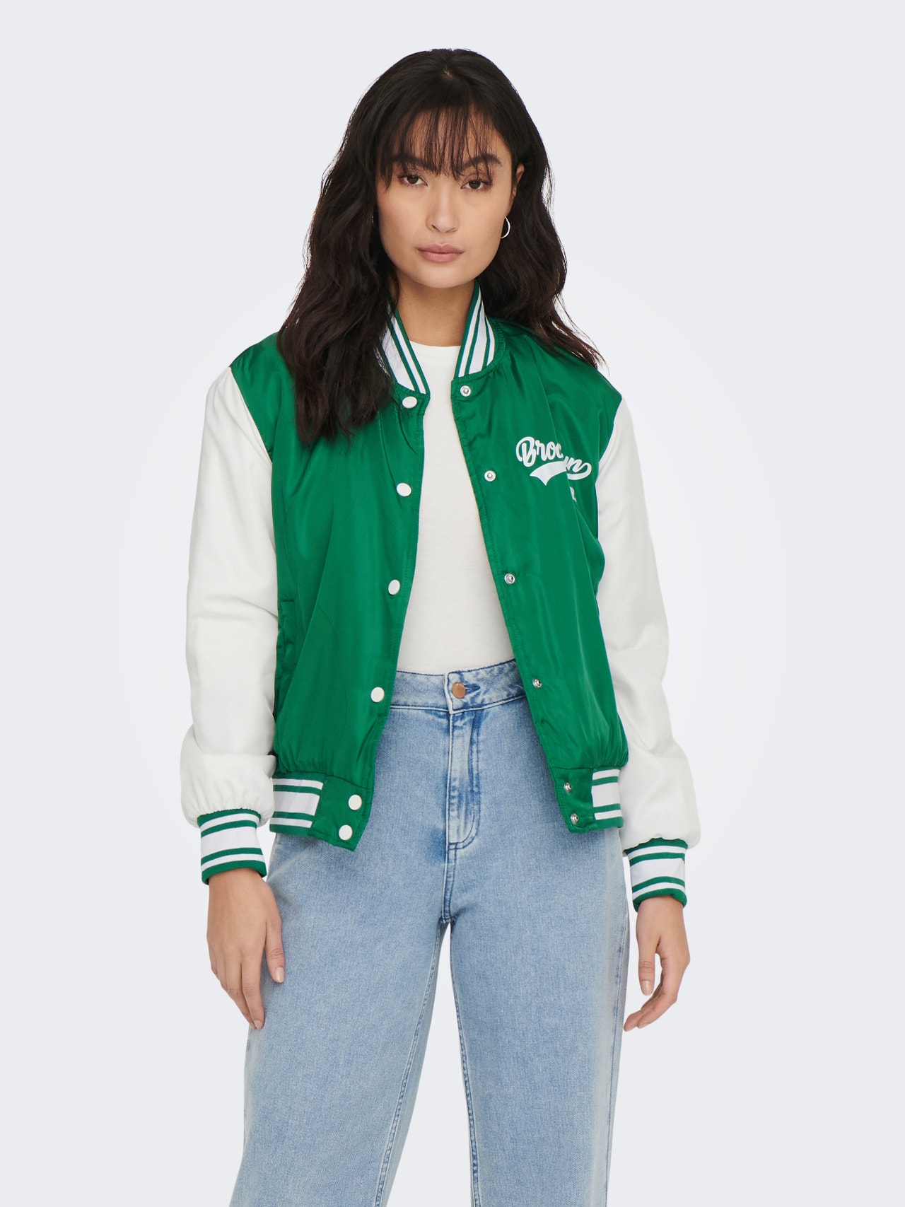 ONLY Detailed bomber jacket -Green Jacket - 15288253