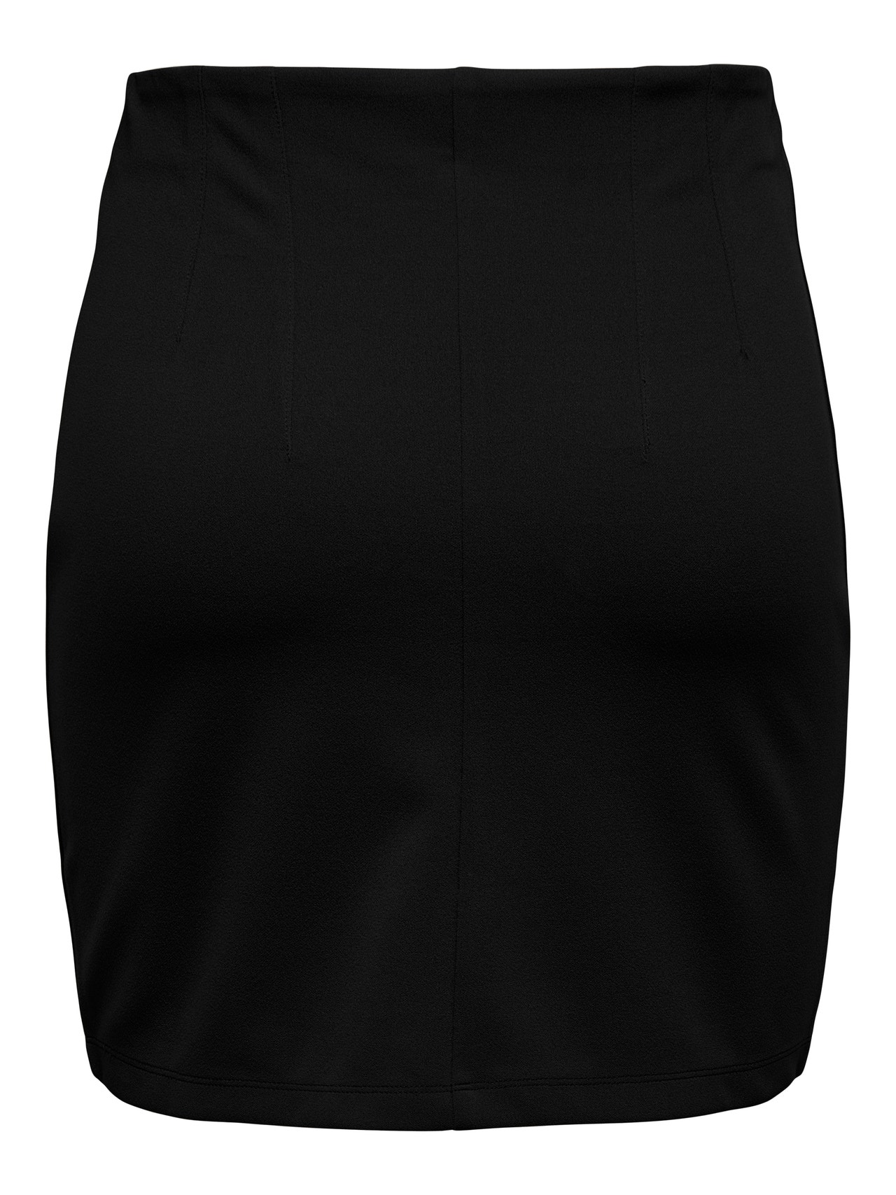 ONLY Mini nederdel med høj talje -Black - 15288285