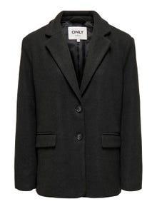 ONLY Blazer with buttons -Dark Grey Melange - 15288325
