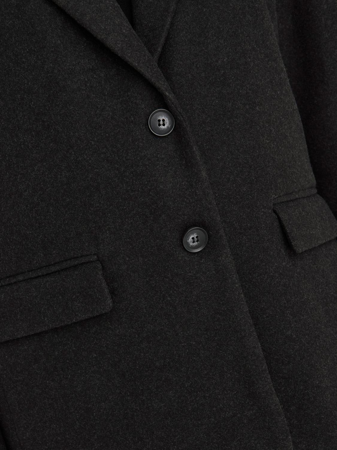 ONLY Regular Fit Reverse Blazer -Dark Grey Melange - 15288325