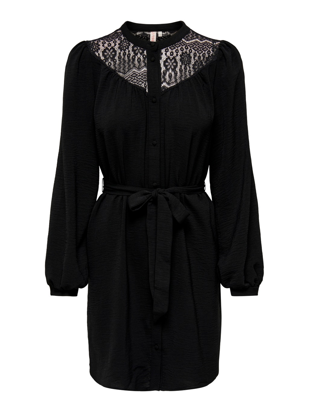 Vestidos Corte standard Cuello de camisa | Negro | ONLY®