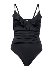ONLY Swimsuit with ruffle detail  -Black - 15288349