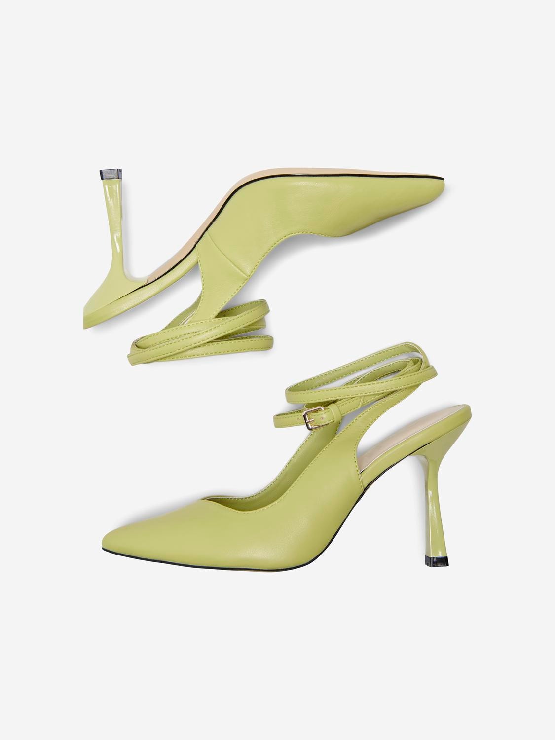ONLY Pointed toe Adjustable strap Pumps -Greenery - 15288429