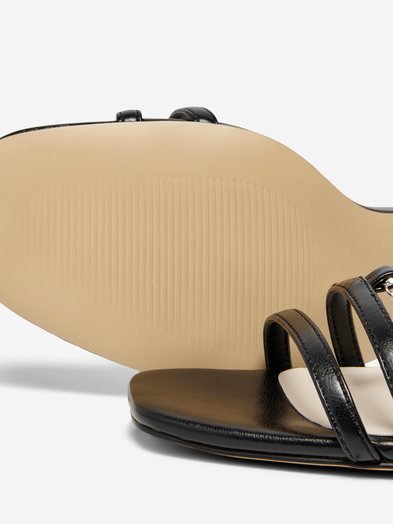 ONLY Højhælede sandaler med kæde -Black - 15288440