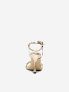ONLY Open toe Adjustable strap Sandal -Gold Colour - 15288443