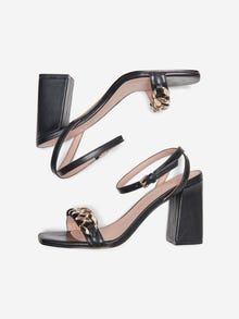 ONLY Heels with adjustable strap -Black - 15288444