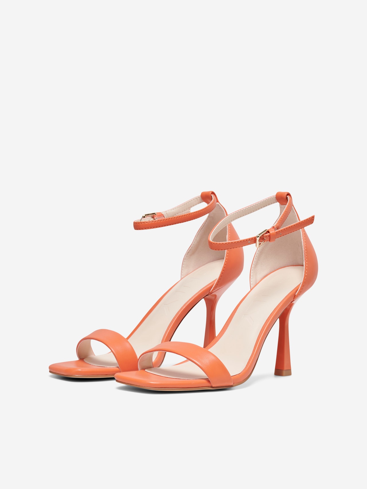 ONLY Open toe Adjustable strap Sandal -Orange - 15288448