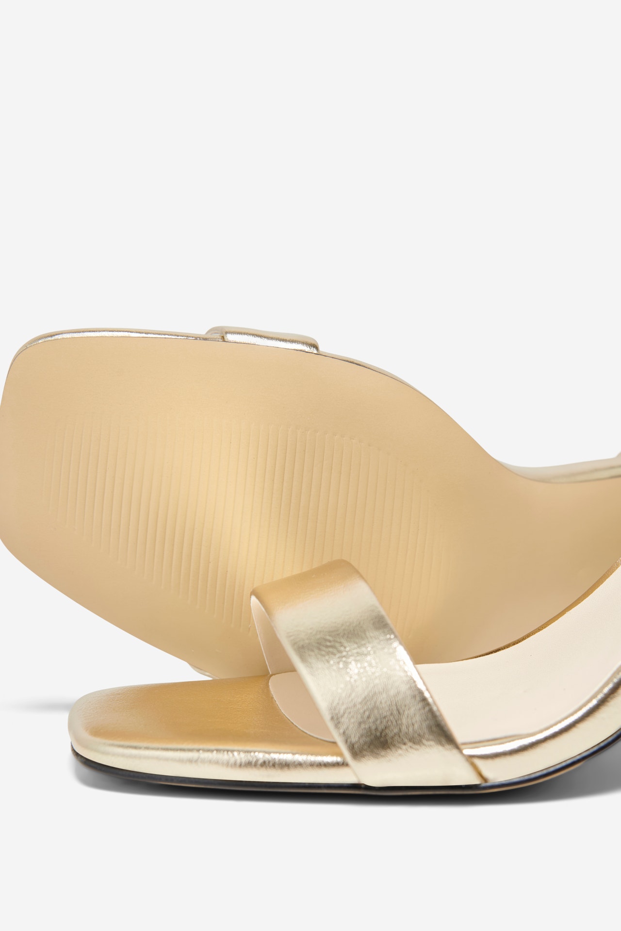 ONLY Open toe Adjustable strap Sandal -Gold Colour - 15288449