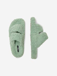 ONLY Sandaler i teddy materiale -Greenery - 15288471