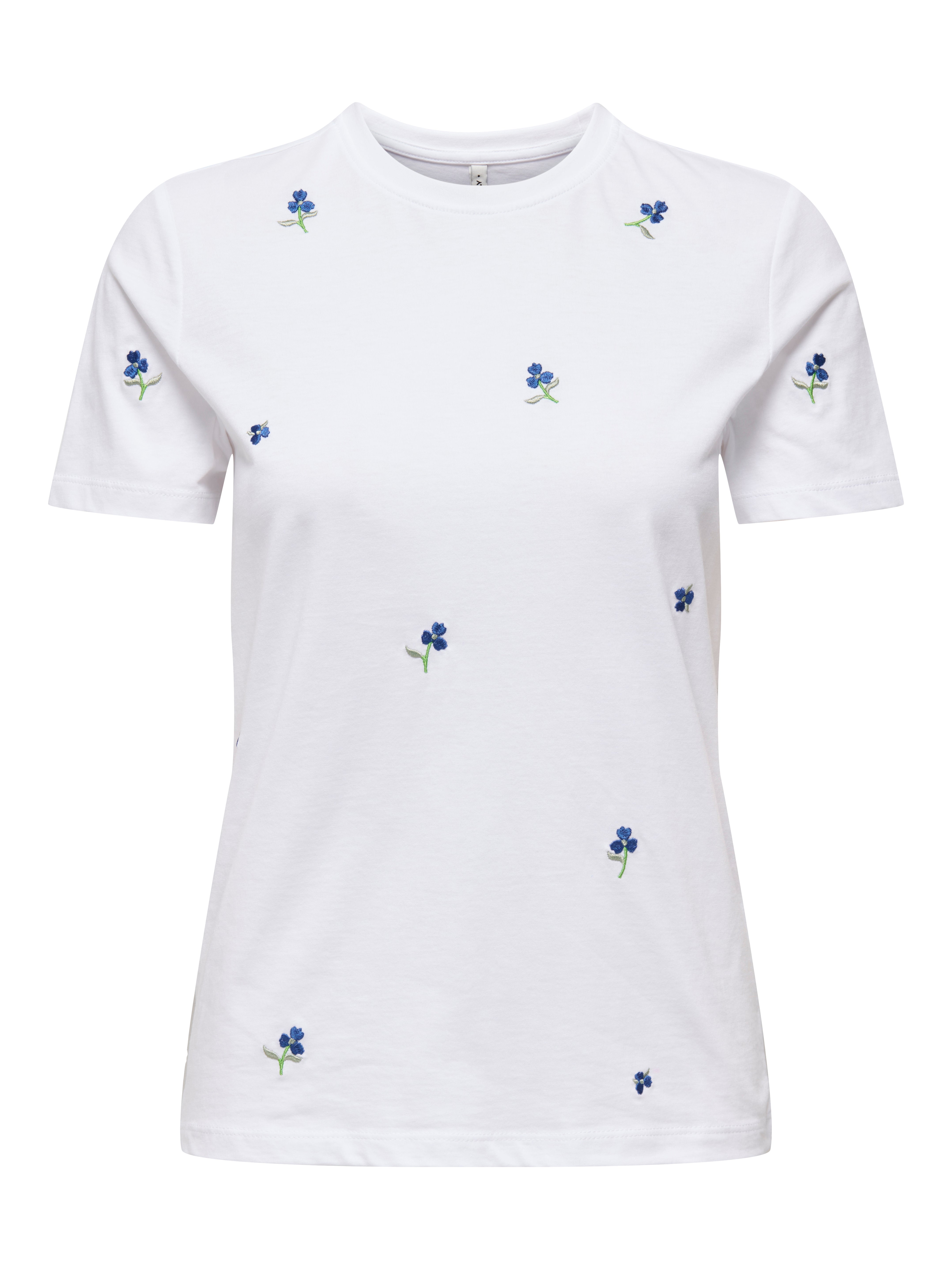 Only Onlrikki Reg S/S Testo Top Box Jrs T-Shirt Donna Only Onlrikki Reg S/S Testo Top Box Jrs T-Shirt Donna