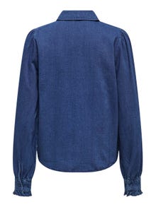 ONLY Chemises Relaxed Fit Col chemise -Medium Blue Denim - 15288492