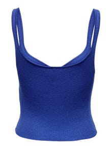 ONLY Square neck Pullover -Dazzling Blue - 15288496