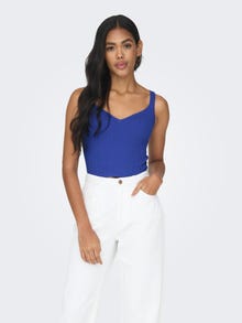 ONLY Square Neck Top -Dazzling Blue - 15288496