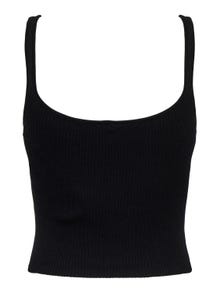 ONLY Square Neck Top -Black - 15288496