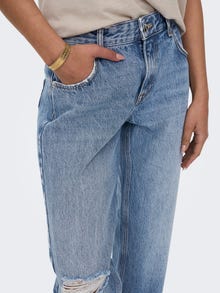 ONLY ONLBREE Vita bassa Straight Fit Jeans -Light Blue Denim - 15288528