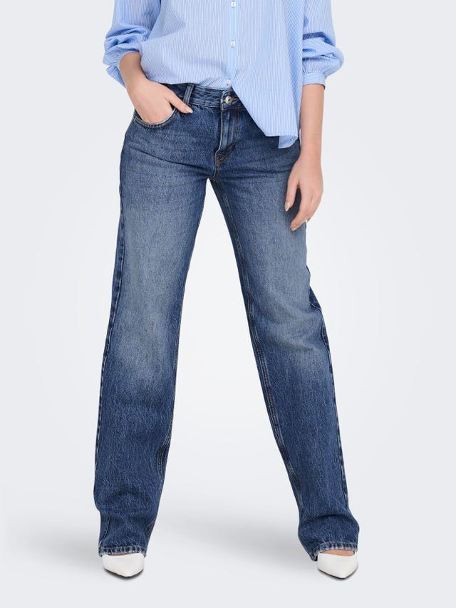 ONLY Gerade geschnitten Niedrige Taille Jeans - 15288531