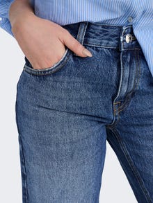 ONLY Straight Fit Low waist Jeans -Medium Blue Denim - 15288531
