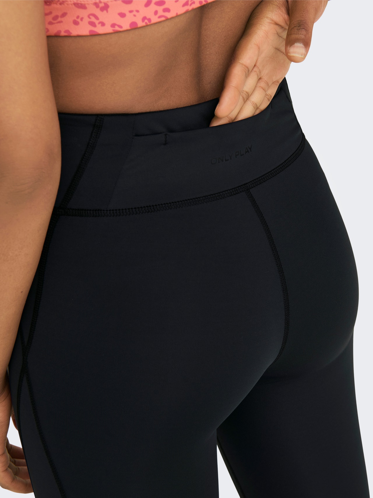 ONLY Leggings Tight Fit Taille haute -Black - 15288536